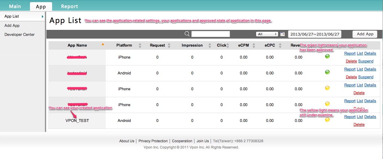 Vpon Registration Vpon Sdk